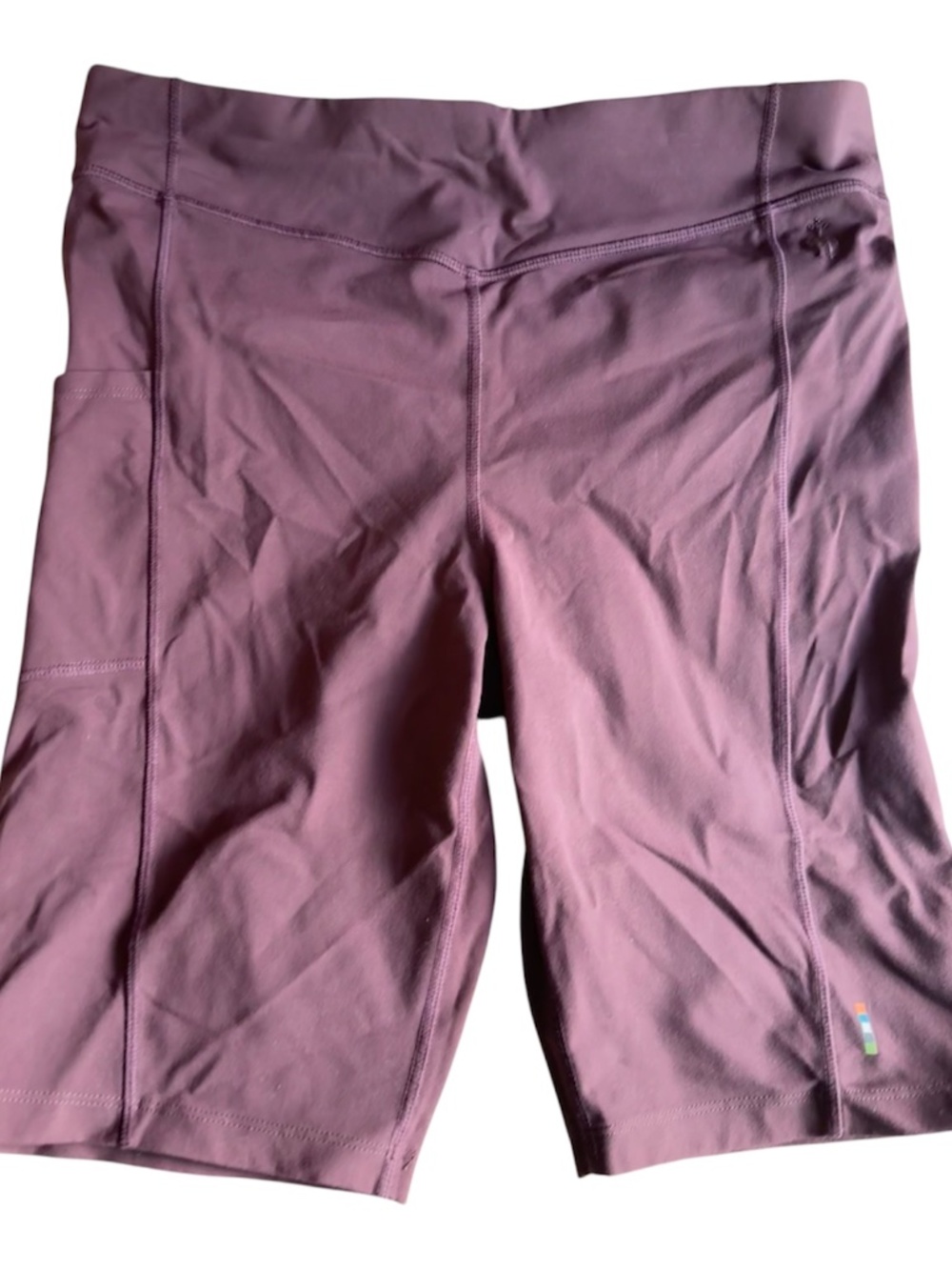 smartwool bikeshorts nwot burgundy large